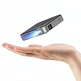 YOTON Y200 DLP Kurzdistanz Beamer mit Eingebautem Akku, Tragbarer Projektorz, Staubdicht Beamer Handy für Outdoor/Heimkino, Kompatibel mit Laptop,TV-Stick