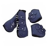 Generisch 4 Stück Pferde-sehnenstiefel, Pferde-fesselstiefel, Vorne Offene Stiefel, Pferdeschutz-beinschutz Für Springen, Trail-reiten Und Wahlbeteiligung