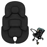 WDKXCN Sitzverkleinerer Babyschale, Neugeboreneneinsatz Babyschale, Babyautositz Kissen, Neugeborenen Einsatz für Babyschale, Baby-Autositzkissen, Weiches Sitzauflage für Babyschale, Schwarz