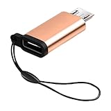 Gmokluytw USB-Typ-C-Adapter – USB-Typ-C-Ladekonverter – Schnellladegerät aus Aluminium mit Umhängeband für Typ-C-Schnittstellengeräte