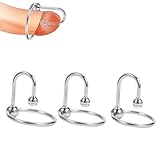 Dilator Harnröhre Edelstahl Mit Penisring,Katheter Harnröhre Mann Mit Eichelring Harnröhre Edelstahl Dilatoren für Männer Penis Plug Harnröhre Dilator Harnröhre Penis Dilator Katheter Harnröhre Mann