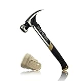 Spec Ops SPEC-M22CF-S Tools Rahmenhammer, 625 ml, Rip Claw, gefrästes Gesicht, weiches Schlägelgesicht, stoßdämpfender Griff, 3 % an Veteranen gespendet, Schwarz/Hellbraun