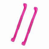 Aumotop Schlittschuh-Kufenschutz mit Verstellbarer Feder, Langlebig, für Eiskunstlauf-Schlittschuhe, Hockey-Schlittschuhe, 7 Farben Erhältlich (Rot #07)