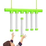 Hugsweet Catching Sticks Spiel, Falling Sticks Fangspiel Reflex Challenge Spiel mit Lichtern, 3 Einstellbare Geschwindigkeiten für Hand Auge Koordinationstraining