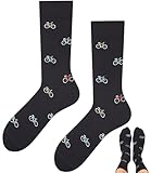 TODO Lustige Fahrradsocken Herren und Damen, Socken Fahrrad Motiv, Rennradsocken Geschenk, Radsocken 43-46