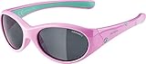 ALPINA FLEXXY GIRL - Flexible und Bruchsichere Sonnenbrille Mit 100% UV-Schutz Für Kinder, rose-mint gloss, One Size