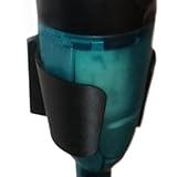 Generisch Staubsaugerhalter Wand – ABS 11x9cm | Wandbefestigung Staubsauger | Halter Garage Staubsauger | Wandhalterung Zuhause Schrank Tür Besen Mop Reiniger Garage Ordnung