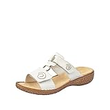 Rieker Damen V69N2 Pantoletten, Weiß (Weiss 80), 38 EU
