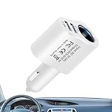 Kfz-Ladegerät-Splitter | Auto-Splitter-Adapter | Smart D-ual Ladesteckdose | Schnellladeanschluss | 80 W Hochleistungs-Kfz-USB-Handy-Ladegerät für LKWs, Autos, Smartphones
