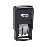 Trodat Printy 4810 Datumstempel für den täglichen Bürobedarf – integriertes trodatkissen, 4 Bänder (JJJJ-MM-TT), ISO, Bänderlaufzeit 12 Jahre, Schrifthöhe 3,8 mm, Abdruck schwarz, CO2 kompensiert