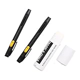 OVAQUIXI Nähkreidestift, Spitzfreie Schneiderkreide aus Kunststoff, Längenverstellbarer Stoffmarker für Schneider und Kunsthandwerk