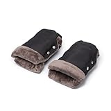 1 Paar winddichter Handmuff für Kinderwagen, Winter, warme Handschuhe, wasserdichte Fäustlinge, Outdoor-Kinderwagen, Handwärmer, Handmuff