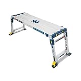 Werner 79023 Verstellbare Pro Arbeitsbühne Work & Access, Silber, Einheitsgröße