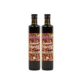 duówell® - Hanfnussöl Bio 500ml | Bio Hanföl mit nussig, aromatischem Geschmack | Kaltgepresstes Hanföl ideal auch für Veganer & Nuss-Allergiker | Gluten-& laktosefreies Hanföl | Inhalt: 2x500ml