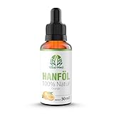 Vital-Med extra starkes Hanföl – 30ml (750 Tropfen) - Hochdosierte Premium Hanftropfen, 100% naturrein. Orange Geschmack - Hanfsamenöl mit wertvollen Omega 3-6-9-Fettsäuren für Ihre Vitalität.
