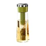 Cold Brew Eiskaffeemaschine – Glas-Kaffeekanne für kaltgebrühte Kaffeekanne | Behälter 750 ml | tragbarer Wassertopf Eiskaffeekrug für die Familie, den täglichen Gebrauch, Picknick, Camping, Hinterhof