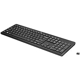 HP 230 (‎3L1E7AA) kabellose Tastatur (USB Dongle, QWERTZ-Layout) schwarz