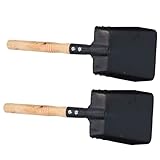 Yardwe 1 Satz Kleine Schaufel Gartenwerkzeuge Gartenarbeit Gartenschippe Gartenschaufelset Gartenvliese Grabenschaufel Schneeschaufel Outdoor-eisschaufel Outdoor-Schaufel Eisen Black 2st
