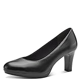 Tamaris Damen Klassische Pumps, Frauen Absatzschuhe,TOUCHit-Fußbett,Businessschuhe,Office,elegant,Absatzschuhe,high Heels,Heels,Black,39 EU
