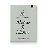 Personalisiertes Bau-Tagebuch - Projekt Traumhaus - XXL Fotoalbum Hausbau Name und Koordinaten Baubegleiter Baumomente - Rundfux®