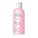 Feuchtigkeitsspülung [Kirschblüte] – Haarpflege, langanhaltender Duft, spendet Feuchtigkeit, nährt, krauses Kontrolle, alltägliche weichmachende Formeln mit Kirschblütenextrakt, 100 ml