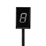 6-Gang-Digital-Ganganzeige-LED-Anzeige, wasserdichte Motorrad-ECU-Steckerhalterung für CB400F CB500X CB650F Rot