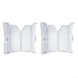 Fusselfiltersieb für Bosch Trockner 752387 für iQ300 iQ700 iQ500 für iSensoric Serie 4 6 8 für Avantixx Extra Klasse für Waschtrockner (2 Stück)