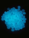 Im Dunkeln leuchtende Kieselsteine, Leuchtsteine ​​Mini Scobblestone Niedlich Glow in Dark Garten