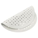 TOYANDONA Runde Spülbeckenmatte aus Gummi Kleine Rutschfeste Geschirrtrockenmatte für Küchenarbeitsplatte Flexible Abtropfmatte für Küchenspüle und Geschirr