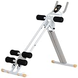 SportPlus Bauchtrainer für zuhause klappbar - Bauchmuskeltrainer, Bauchroller mit 3 oder 4 Trainingswinkeln - Bauch Trainingsgerät bis 100kg