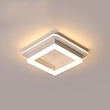 Kronleuchterleuchte, 23 W dreifarbige dimmbare Deckenleuchte, moderne und einfache geometrische Beleuchtungseinrichtung, einfach zu installierende LED-Deckenleuchte zur Unterputzmontage, verwendet in