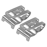 2 Stück Gürtelclip mit Schrauben 2609111584 für Bosch 18 V Akku-Bohrschrauber und Schlagschrauber, kompatibel mit GSR18V755C