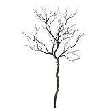 2474U Kunst-Haselnusszweig braun ca. 95 cm naturgetreu Trockenzweig imitiert