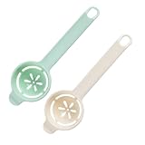 2 Stück Eigelbtrenner, Eiertrenner Eidotter-Trenner Eidottertrenner Eigelbtrenner Eier Trennhilfe Eiertrenner Egg Separator Eiertrenner Edelstahl Zur Herstellung von Kuchen Muffins