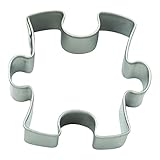 BekkiB Mini-Ausstecher 'Puzzle' - Kleine Ausstechform Maße 26 x 30 mm - Ideal für Fondant- und Marzipan-Dekoration - Spülmaschinengeeignet - 3506