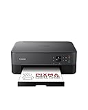 Canon PIXMA TS5350i Multifunktionsdrucker 3in1 (Tintenstrahl,Drucken, Kopieren, Scannen, A4, 3,7 cm OLED, WLAN, Duplexdruck, 2 Papierzuführungen, kompatibel mit Pixma Print Plan ABO) Schwarz