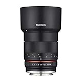 Samyang MF 85mm F1.8 ED UMC CS Sony E – manuelles Objektiv mit 85 mm Festbrennweite für spiegellose APS-C Kameras mit Sony E-Mount Anschluss, 62mm Filtergewinde, Sony Alpha Serie, ideal für Portrait