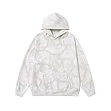 Sweatshirt Kapuzenjacke Herren Kapuzenpullover Große Größen Winter Oversize Langarm Pullover Hoodie Herren Oversize Fashion Lässig Locker Casual Freizeit Hemd Tops (White, XL)