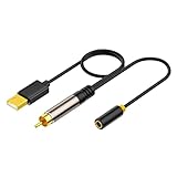 TIANQUXNGI Hochauflösendes SPDIF auf 3,5 mm Adapterkabel für Heimkino-Soundsysteme für Spielekonsolen und Smartphones