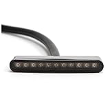 evomosa Mini Motorrad Rücklicht LED Motorrad Rückbremsleuchte Bremslicht Lampe für Roller ATV Cafe Racer Bobber Heckleuchten (Schwarz)