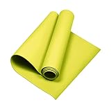 WANXJD Yogamatten Non-Slip Yoga Mat Pilates Moisture Resistant Fitness Gym Cushion Pad Waterproof Mat Moisture-Proof Yoga Pads(Yellow)