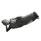 TOPBATHY Zen-Buddha-Statue Zen-gartendekoration Buddha-sammelfiguren Feengarten-Accessoires Buda-Statue Asiatische Gartenstatue Kleine Buddha-Statue Buddha-Figur Grüner Sandstein Light Grey