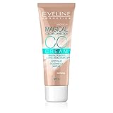 Eveline Cosmetics Magische Farbkorrektur CC Cream - Foundation #51 Natürlich, 30ml - Lang anhaltende, Feuchtigkeitsspendende & Glättende Formel für Makellose Ausstrahlung