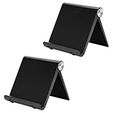 Kronwahl 2 STÜCK Premium Handyhalterung, klappbarer Verstellbarer Handy Ständer für Tisch, Schreibtisch, komfortabler Handyhalter, kompatibel mit iPhone, Samsung, Xiaomi, Huawei usw.