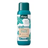 Kneipp Aroma-Pflegeschaumbad Goodbye Stress - Badezusatz mit ätherischen Ölen aus Rosmarin & Wasserminze für weniger Stress & positive Energie - erfrischender Duft - 400ml