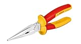 Bosch Professional VDE-Spitzzange, gerade – 200 mm (zertifiziert bis 1.000 V, isoliert mit thermoplastischen Polyurethanen (TPU))