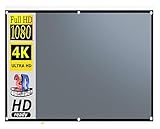 Projektor Leinwand 16:9 Metall Grau Anti-Licht 100 Zoll Schwarz Rand Mit Metall Haken Reflektierende Tuch Outdoor Film Leinwand,Anti-Falten