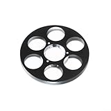 6-Loch-Aluminium-Legierung Take-up Spule für Nagra SN SNST Series Audio Equipment (schwarz)