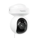 Reolink 4K Überwachungskamera Aussen mit Auto-Tracking, WLAN Kamera Outdoor mit 2,4/5GHz Dualband Wi-Fi 6, 355° Pan & 50° Tilt, 2-Wege-Audio, Farbnachtsicht, Person/Auto/Tiererkennung, E1 Outdoor S