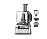 Kenwood MultiPro Express FDM71.900SS Kompakt-Küchenmaschine, 3 Liter, Variable Geschwindigkeit mit Pulsfunktion, Integrierte Digitalwaage, Silber
